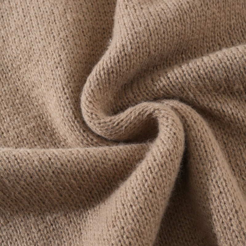 🍃Women's Faux Pearls Round Neck Pullover Sweater