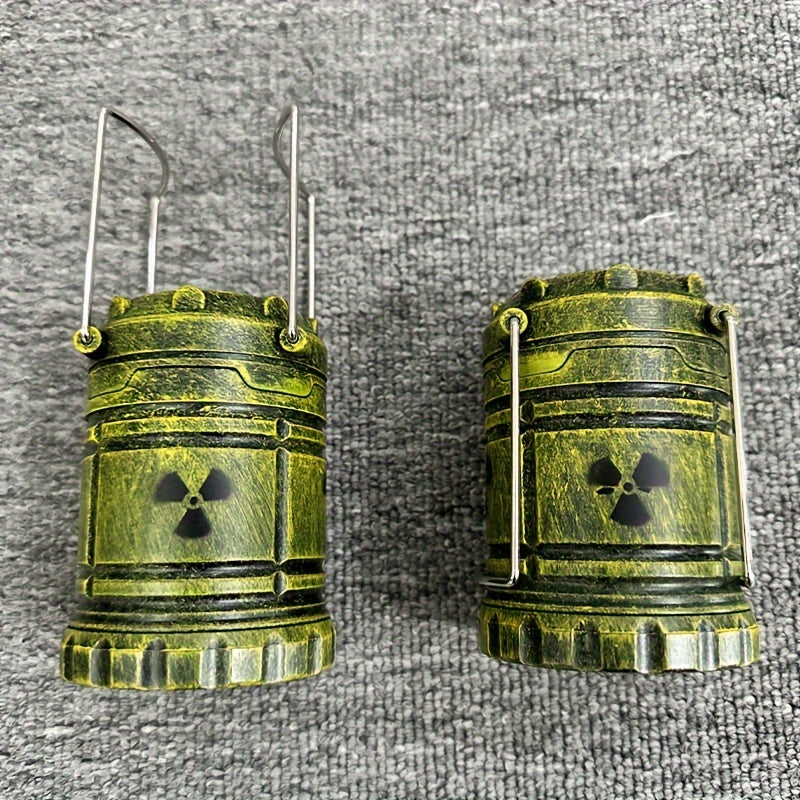 Nuclear Reactor Lantern Night Light  Industrial Sci-Fi Aesthetic