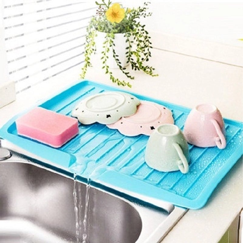 Kitchen Creative Draining Tray Fruit And Vegetable Draining Plate Rectangular Tableware Bowl Dish Draining Storage Rack