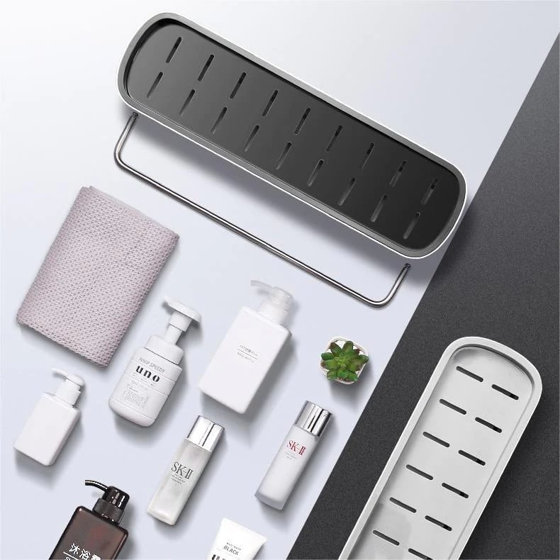 🚿EasyMount Bathroom Storage Shelf - No Drilling Required(🎉🎉🎉BUY 2 GET 10%OFF)