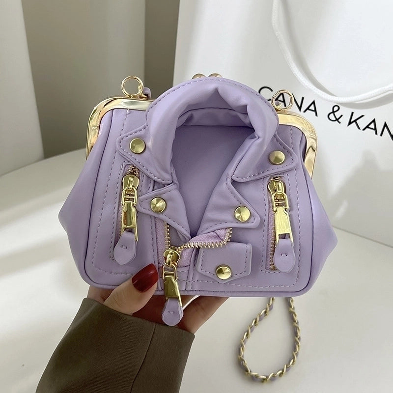 Women's Pu Leather Punk Square Bag