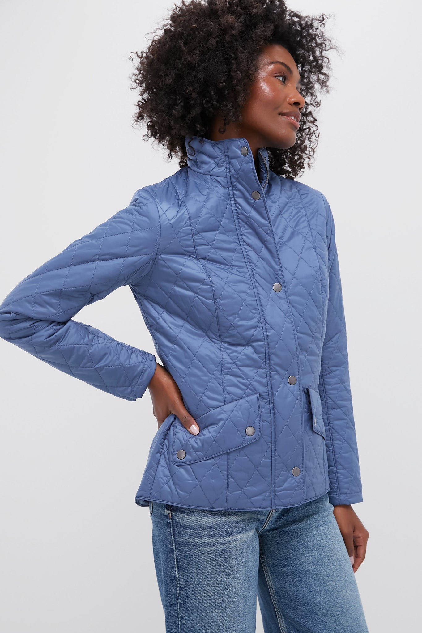 Stone Blue Flyweight Cavalry Quilt