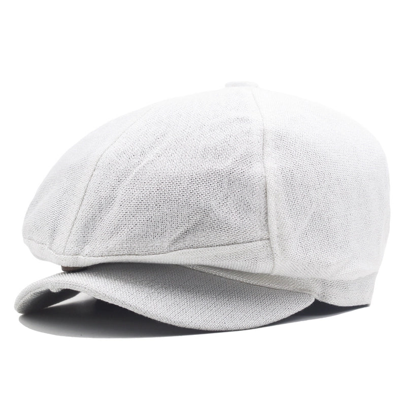 Men's Vintage Style British Style Argyle Curved Eaves Beret Hat
