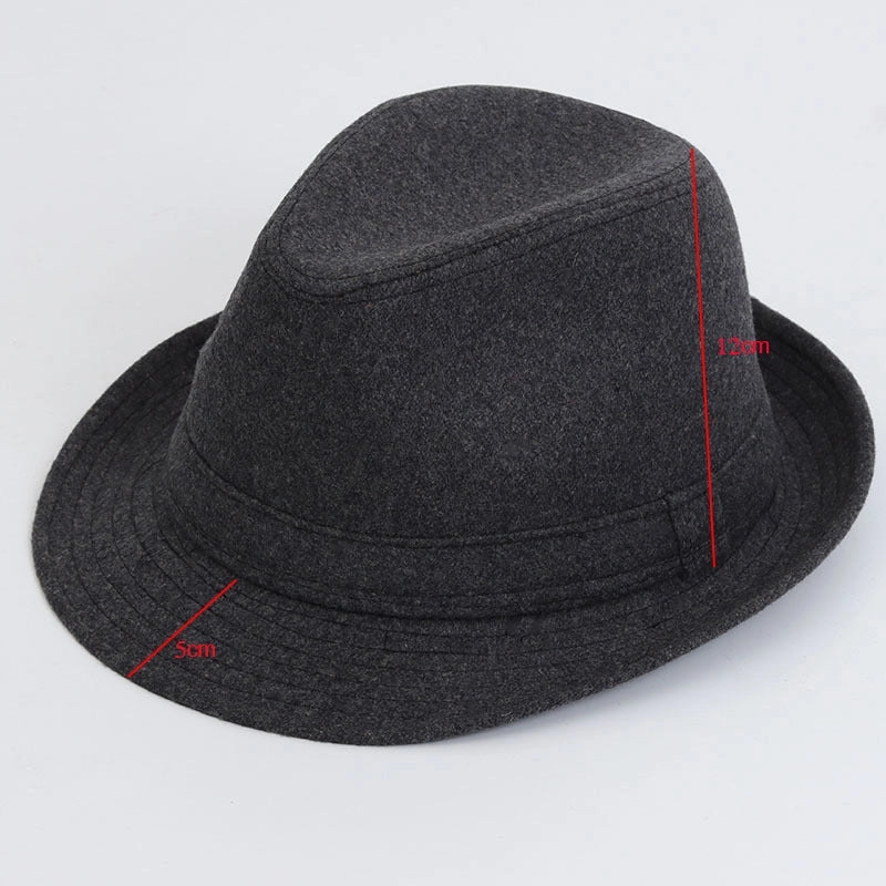 Autumn And Winter Available For Men And Women  Vintage Hat Fashion Gentleman Hat Jazz Hat Trendy Wool Small Top Hat