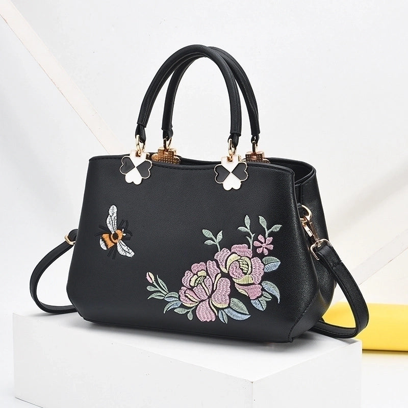 Women's Medium All Seasons Pu Leather Basic Handbag