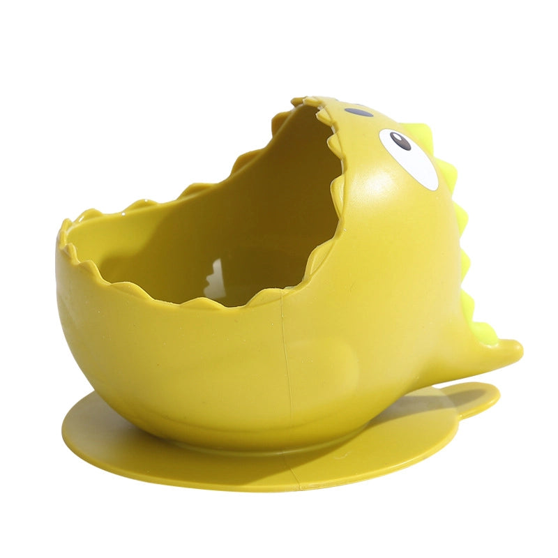 Baby Food Bowl Baby Training Eating Silicone Snack Catcher Drop-Resistant Household Children Food Grade Children's Bowl