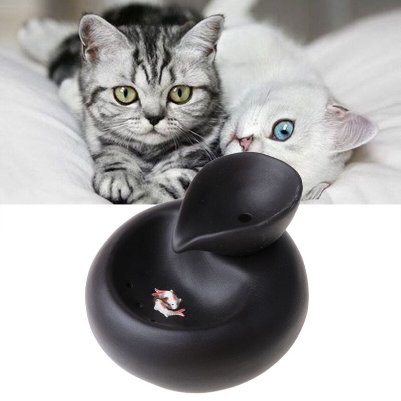 Smart Ceramics Cat Drinking Feeder