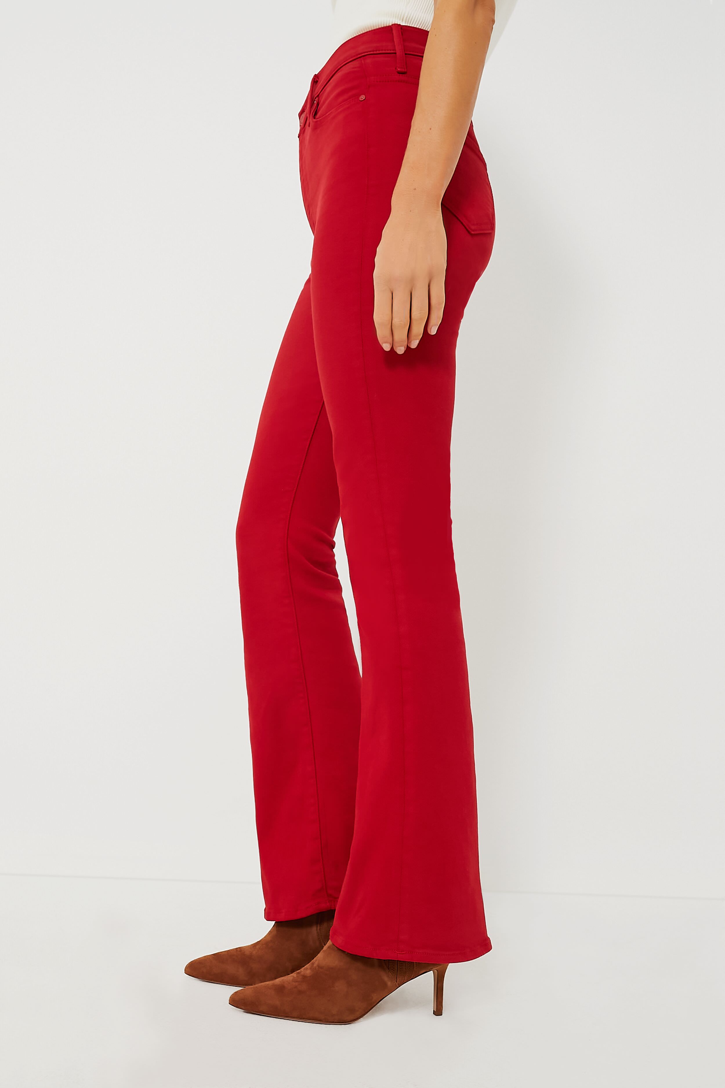 Haute Red High Waisted Weekender Skimp