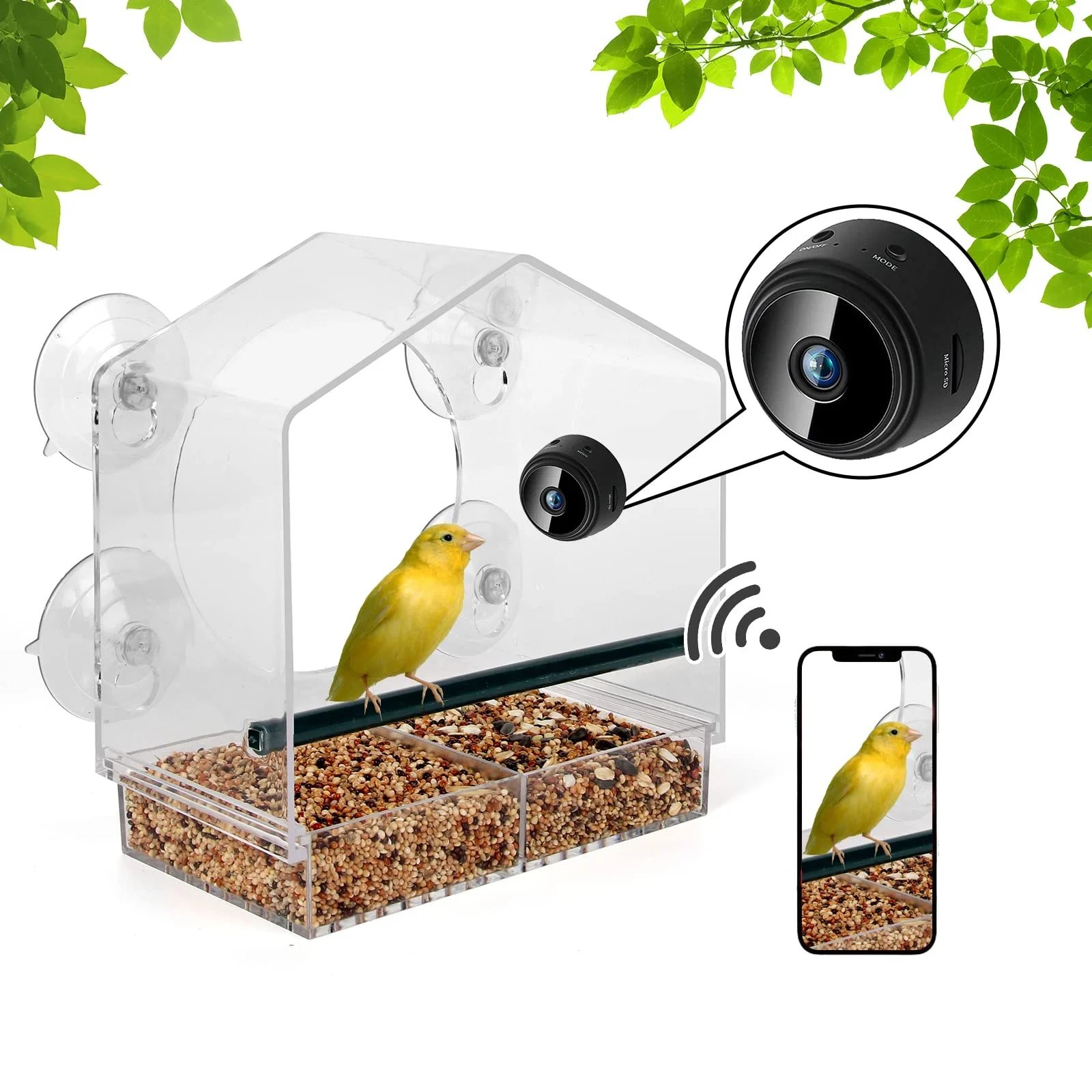 Hot sale--Window Bird Feeder for Outside🔥BUY 2 FREE SHIPPING🔥