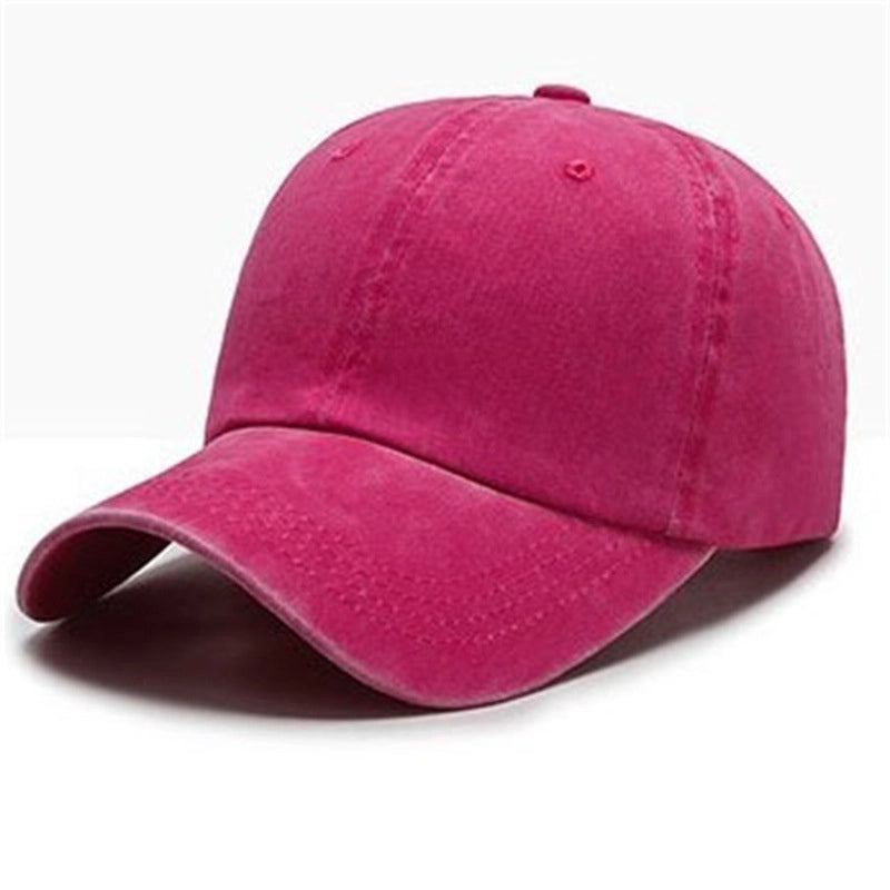 Women's Minimalist Commute Solid Color Curved Eaves Baseball Cap