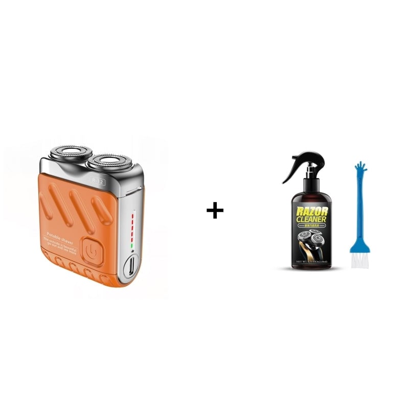 💥Hot Sale🔥Portable Rotary Dual Ring Electric Shaver