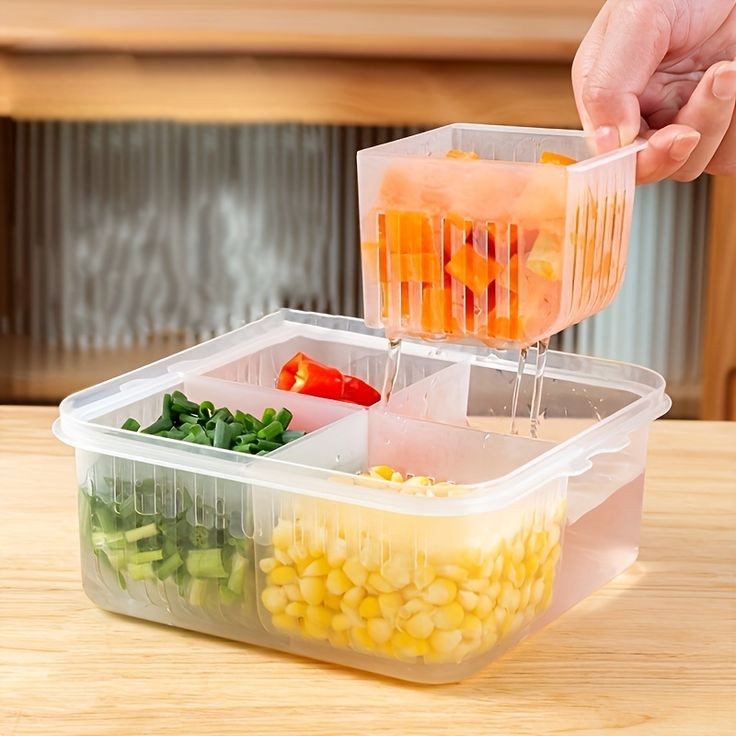 4X GRIDS REFRIGERATOR STORAGE BOX