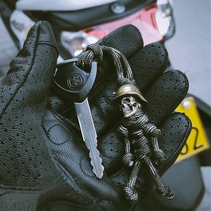 🔥Skeleton Soldier Paracord Keychain