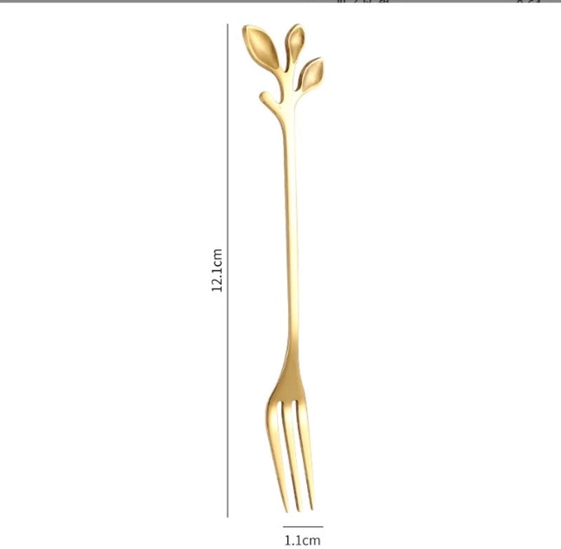 Casual Flower Stainless Steel Spoon