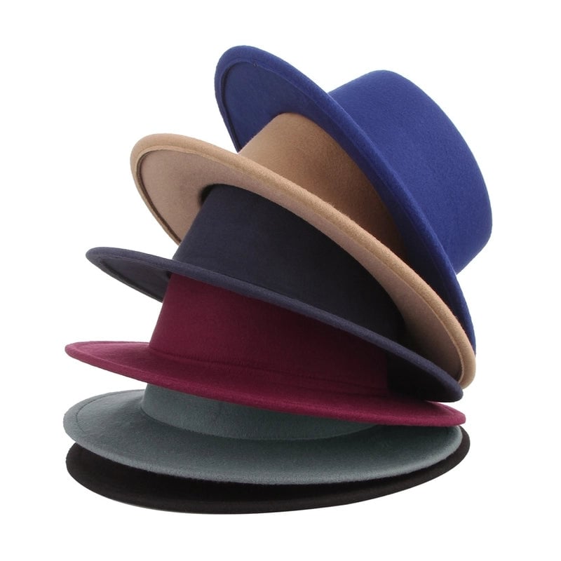 Autumn And Winter Classic Hat Fashion Style Woolen Gentleman Top Hat Personality Jazz Hat