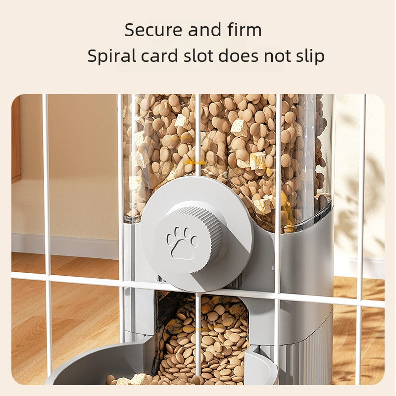 Hanging Pet Waterer Dog Water Supplies Cat Bowl Automatic Feeder Hanging Cage Dog Bowl Cat Dish Feeding Equipment
