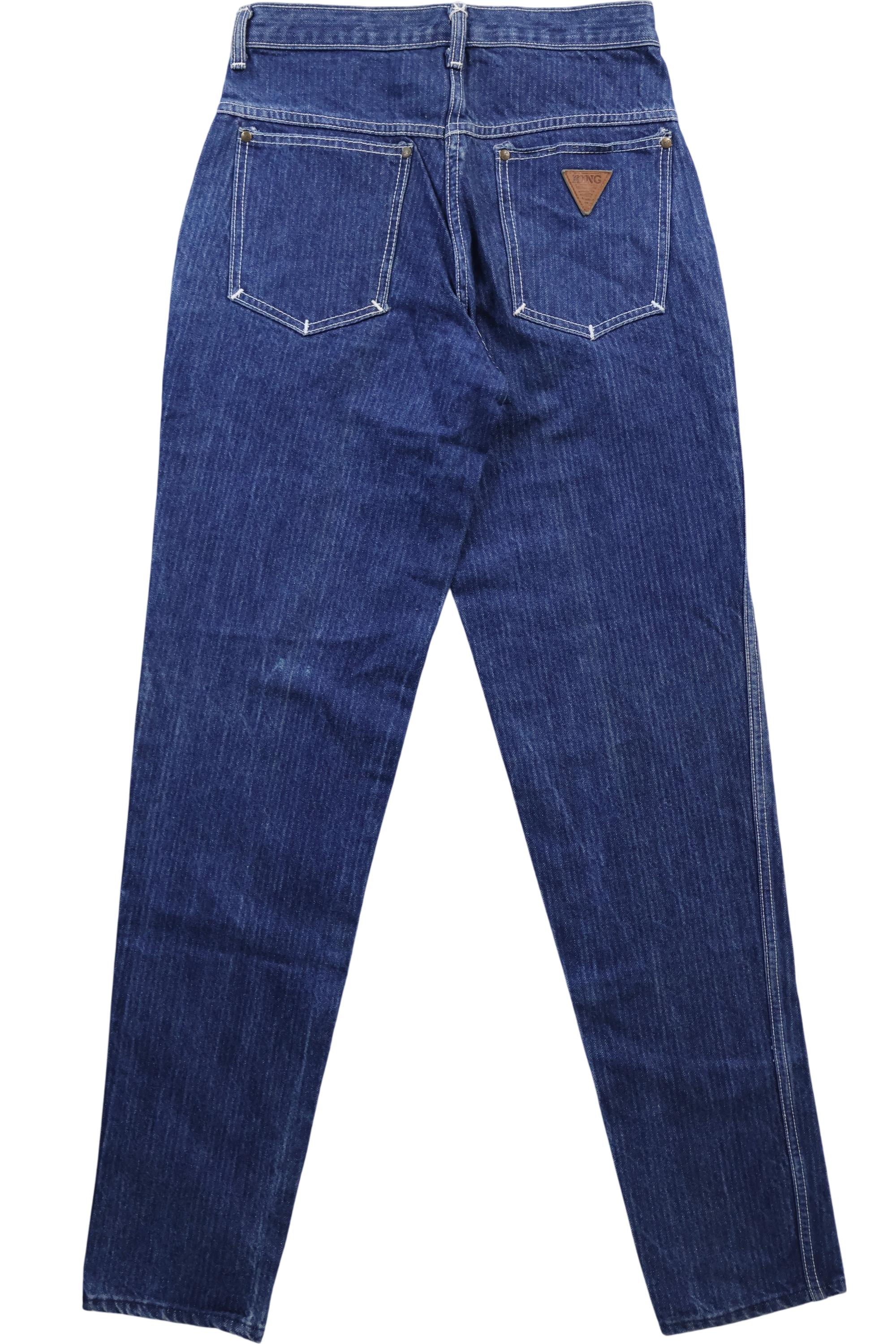 1980s King Denim Jeans with White Stitching