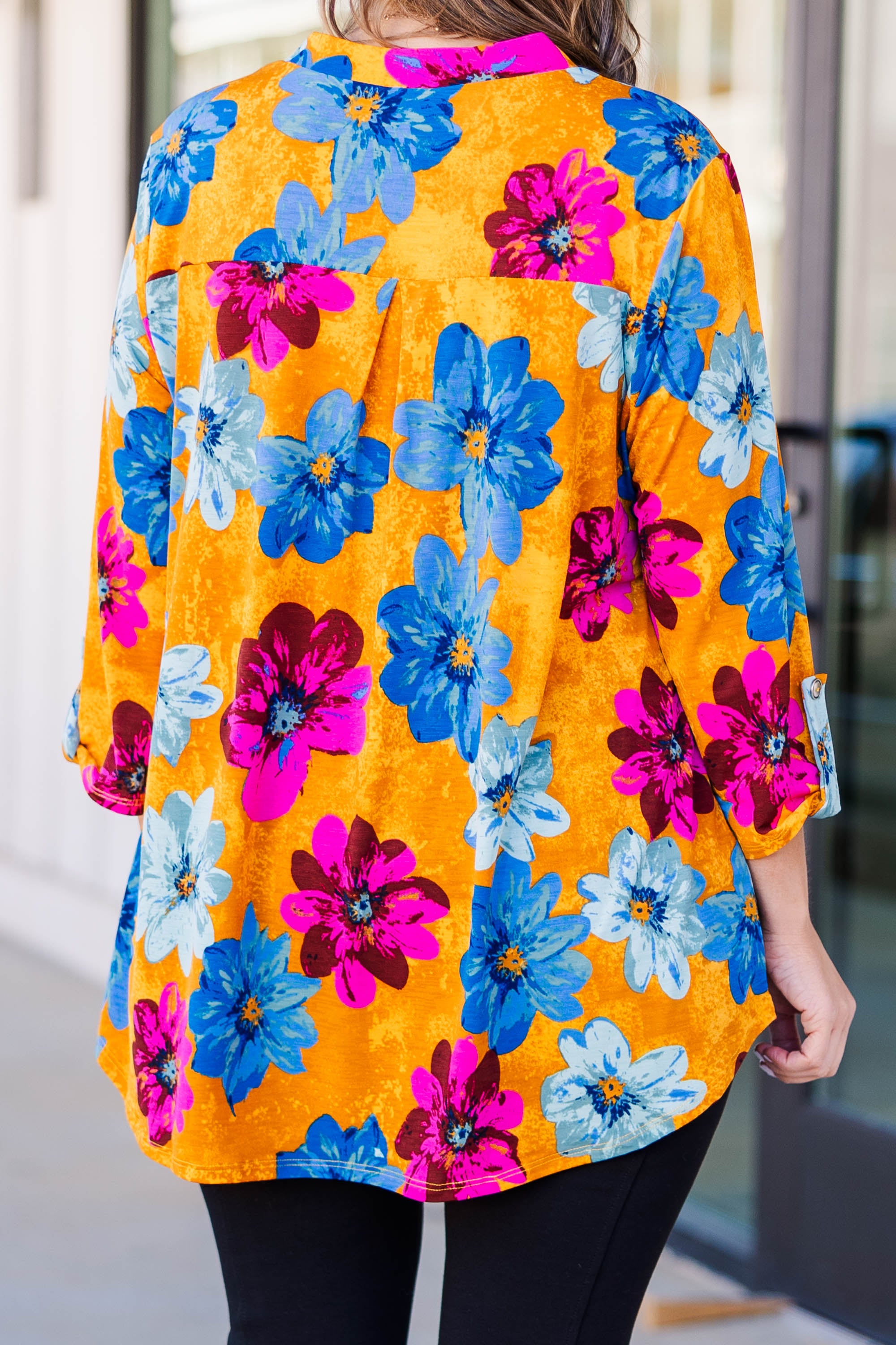 Bring Me Peace Top. Marigold