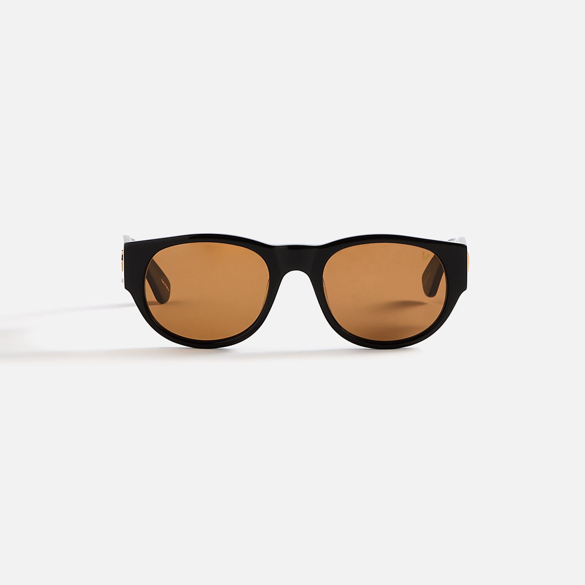 Vintage Frames Telly Black Acetate - Yellow
