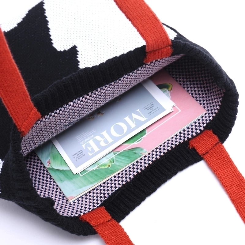 Women's Large Polyester Animal Cute Open Underarm Bag