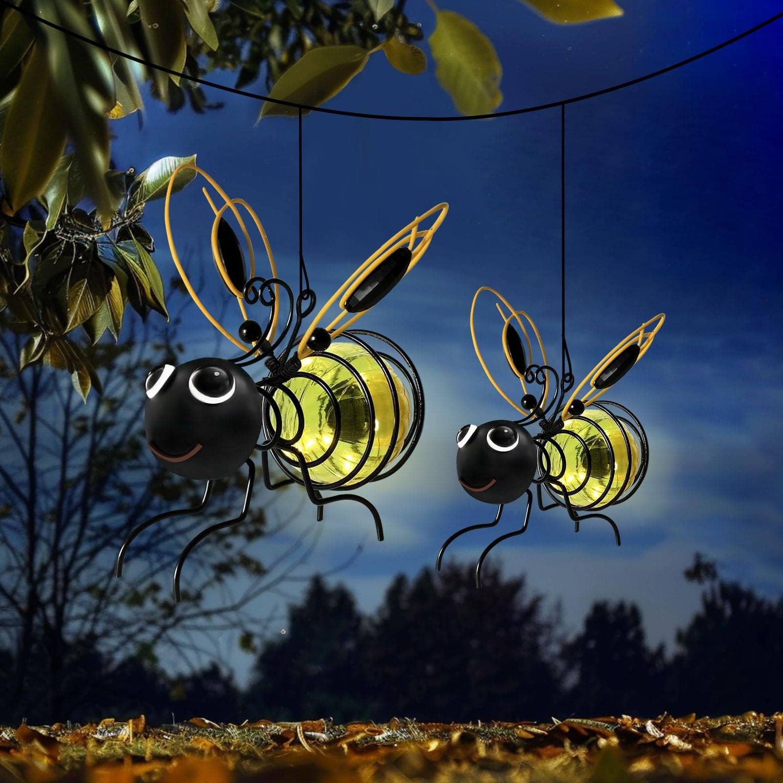 🐞🐝🦋Solar Hanging Insect Simulation Light