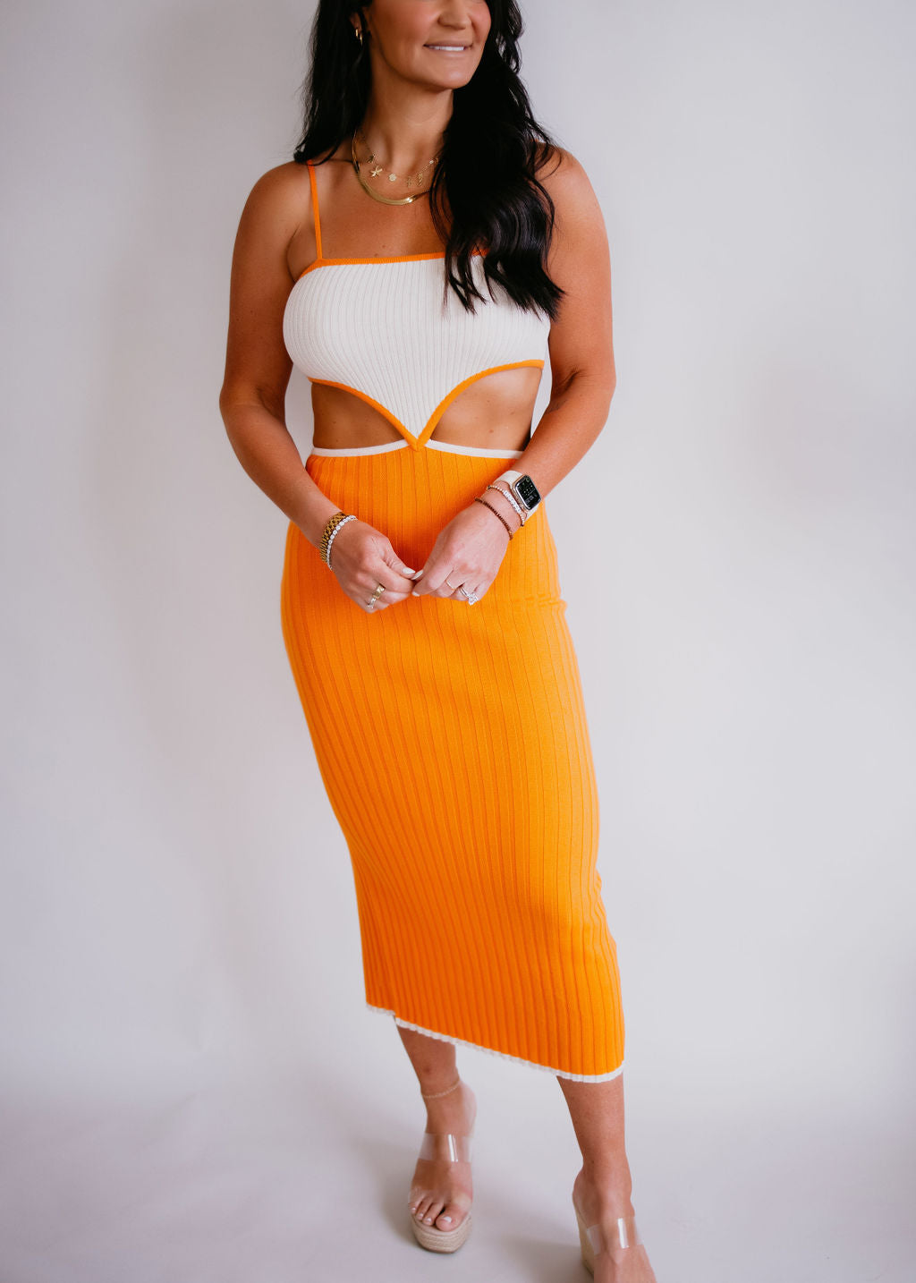 Fraya Cutout Midi Dress