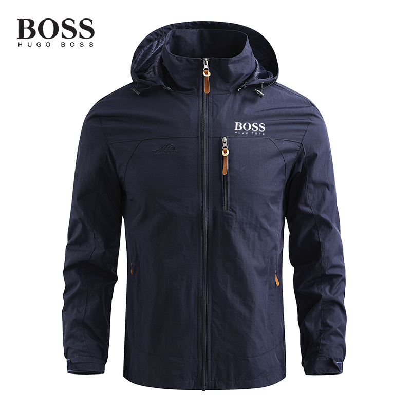 BOSS Men-s Casual Waterproof Jacket