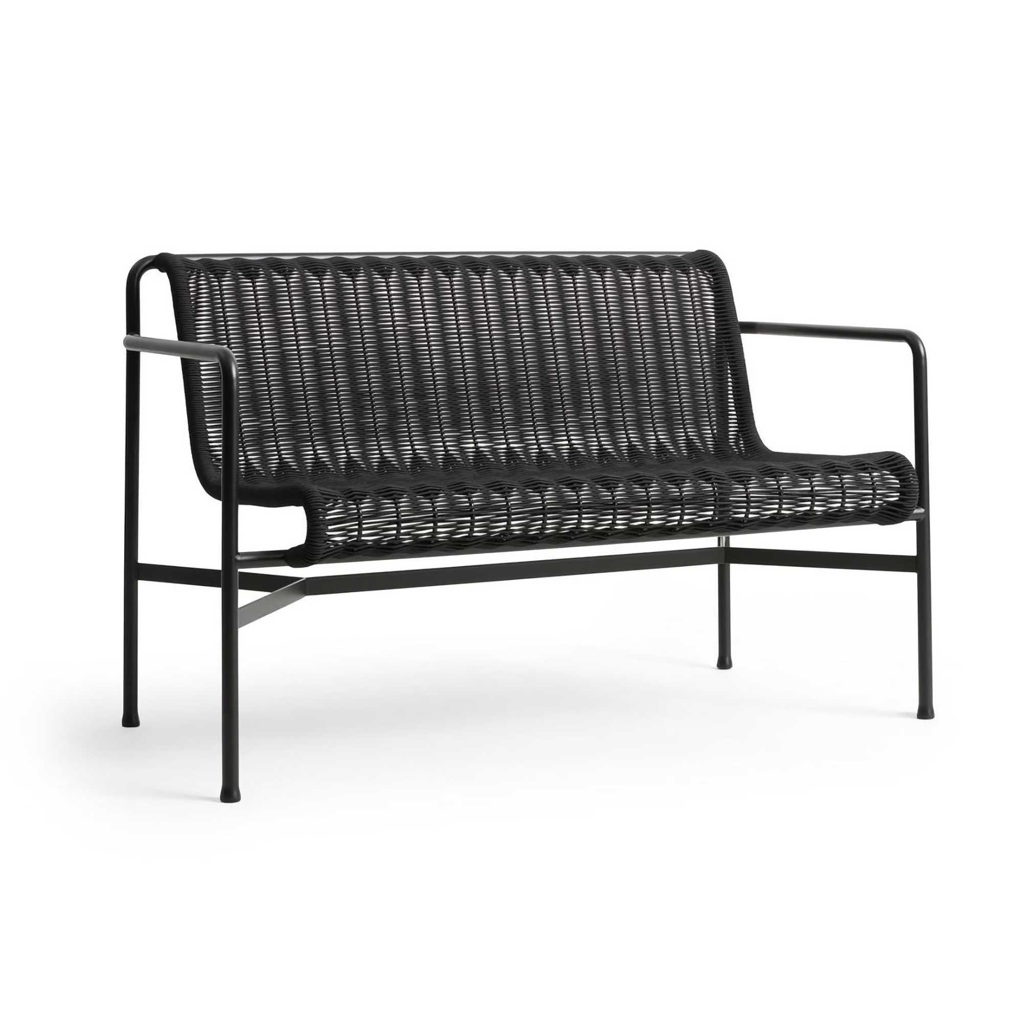 HAY Palissade Cord dining bench w armrest