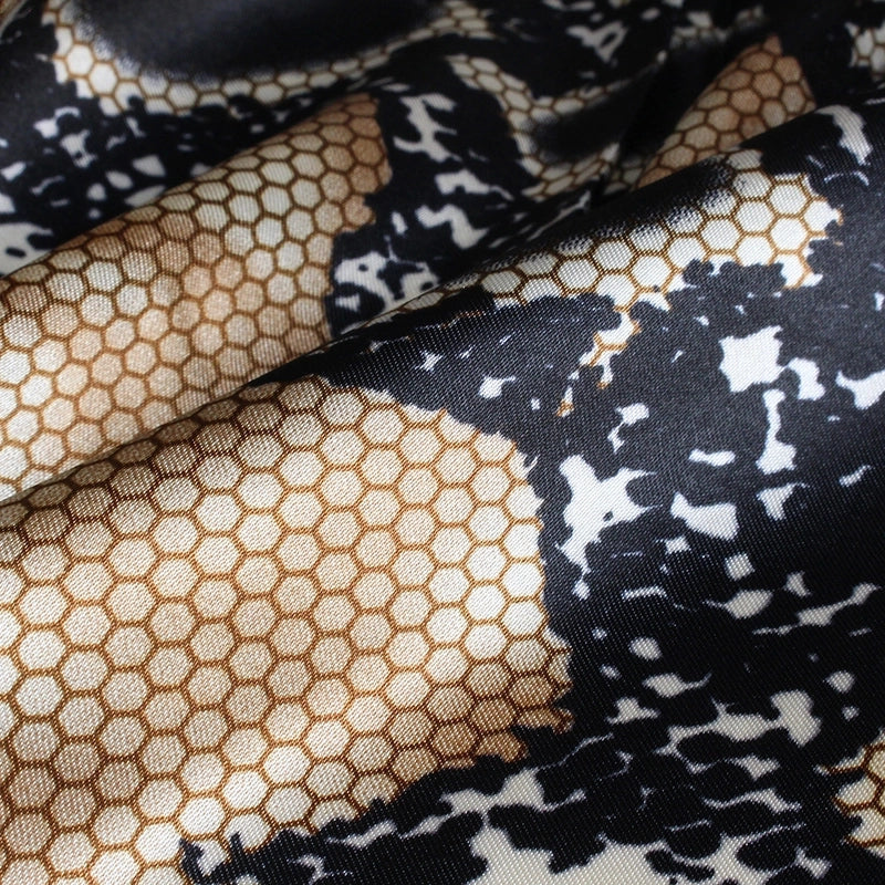 Women's Elegant Snakeskin Satin Silk Scarves