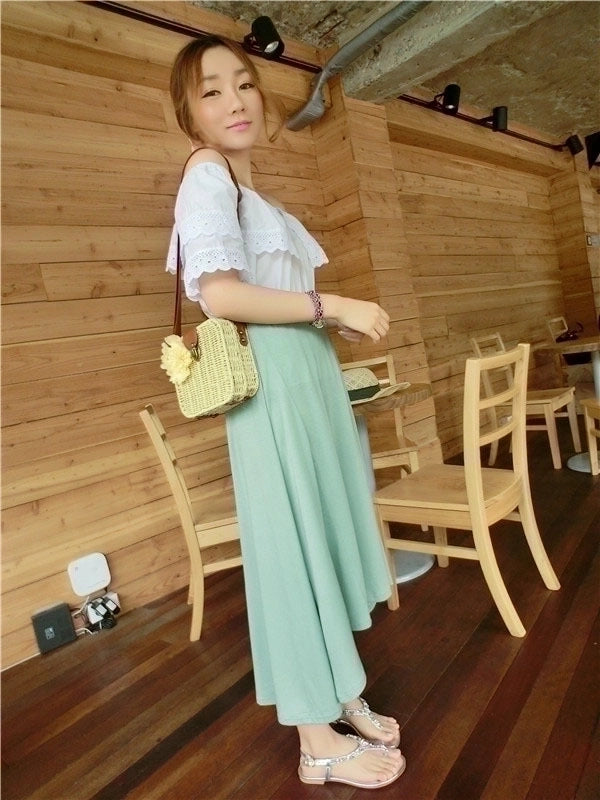 Women's Small Spring&summer Paper String Vintage Style Straw Bag