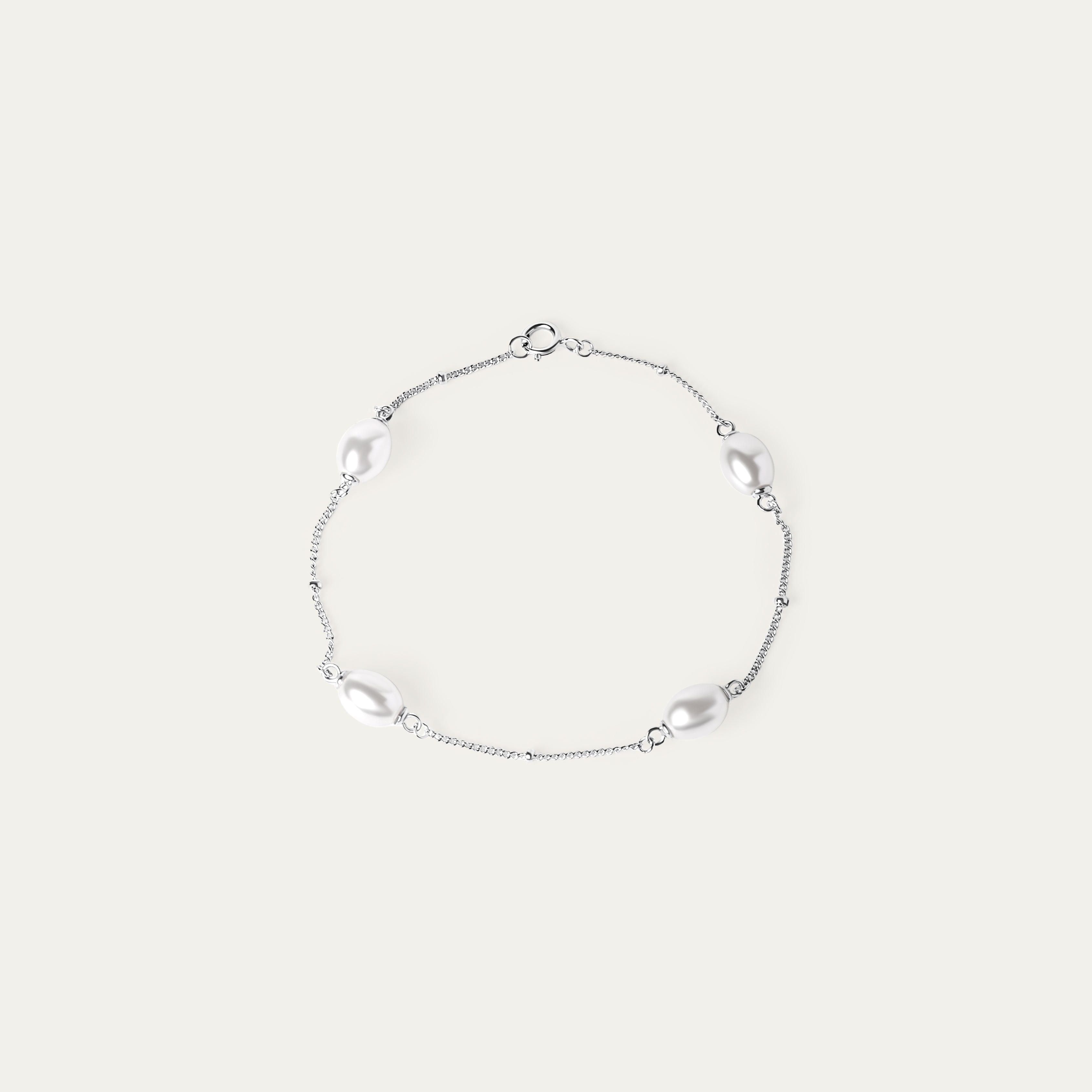 Playo Pearl Bracelet (925 Sterling Silver)