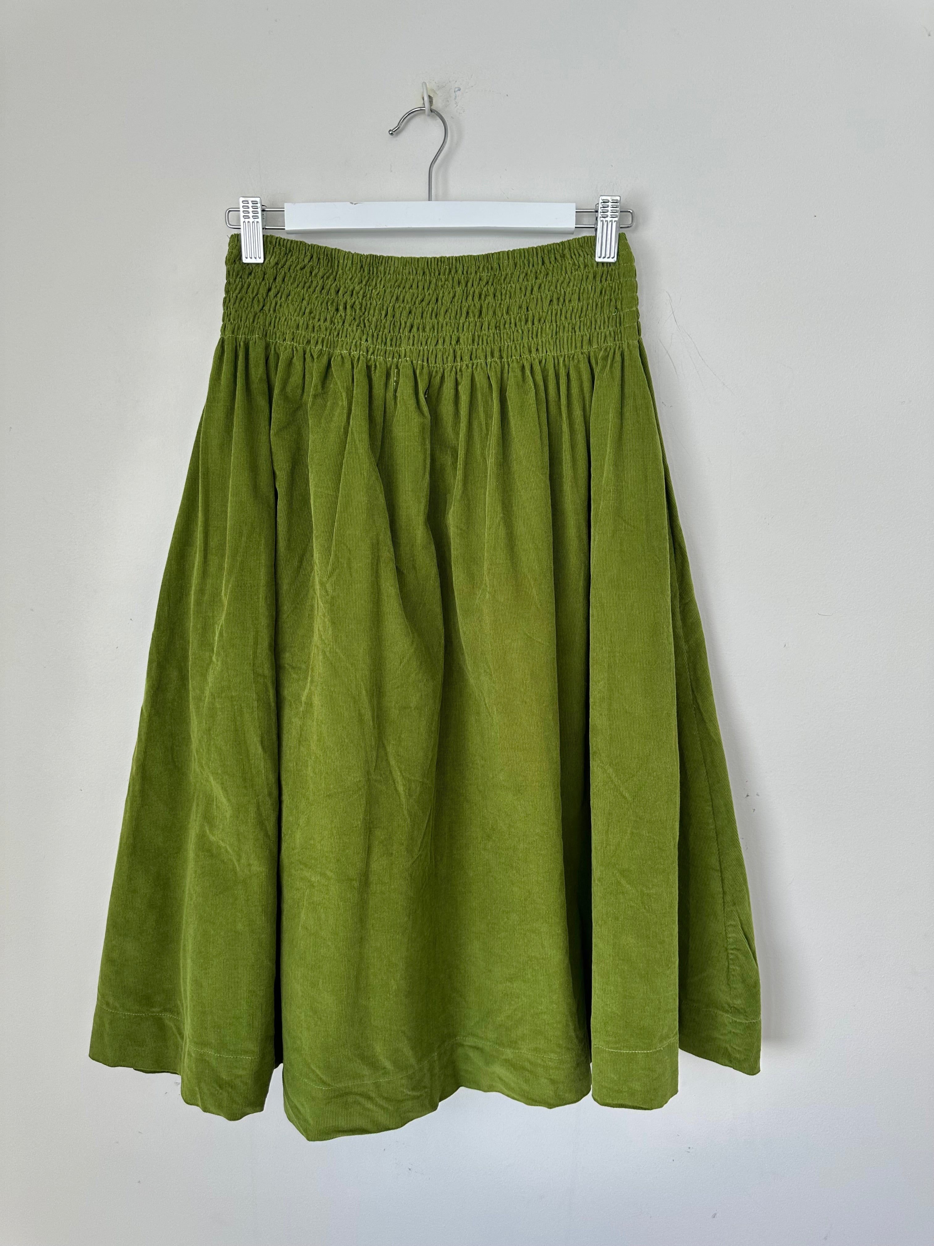 lola skirt - olive cord