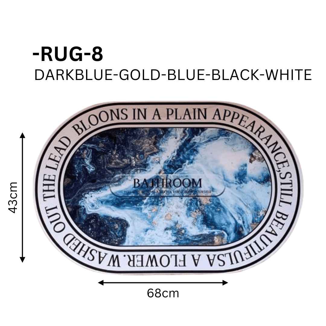 Luxury Non Slip Bath Rug Quick Dry