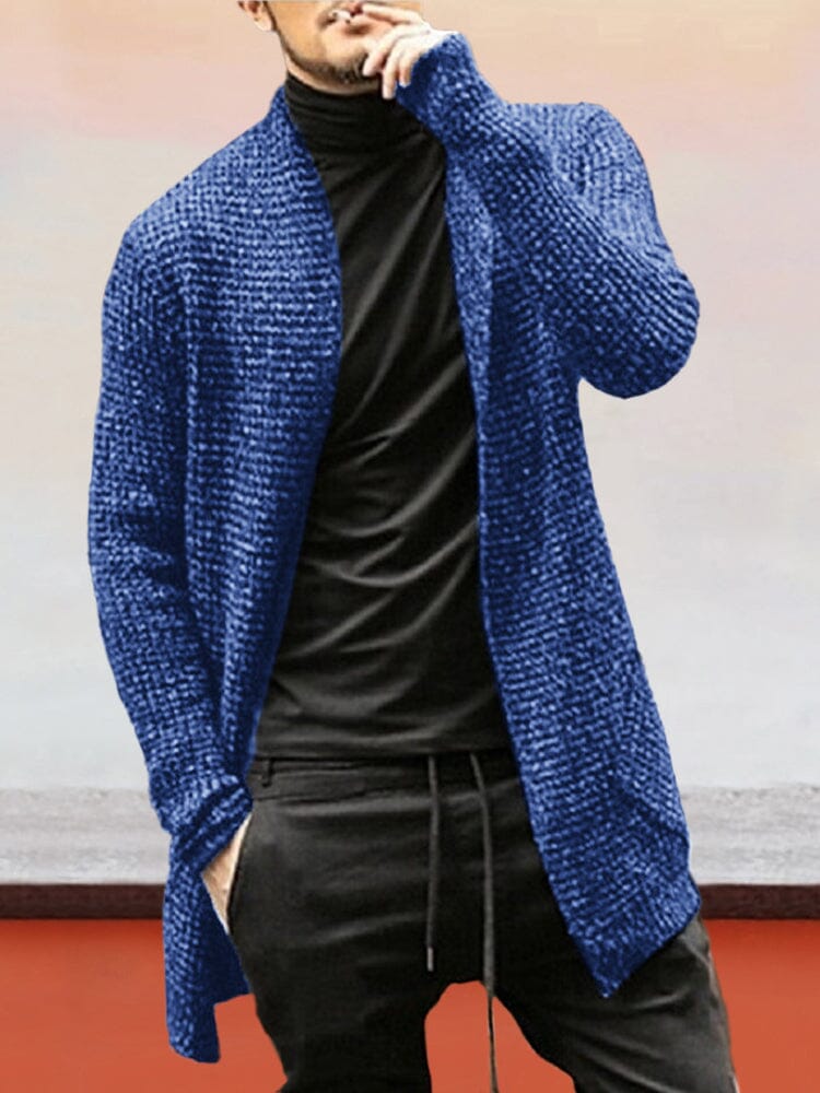 Knitted Cardigan Long Sleeved Sweater Coat