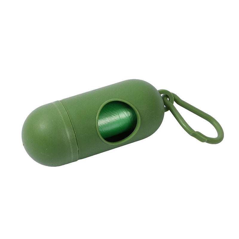 5 Pieces Minimalist Classic Style Plastic Solid Color Pet Garbage Bag