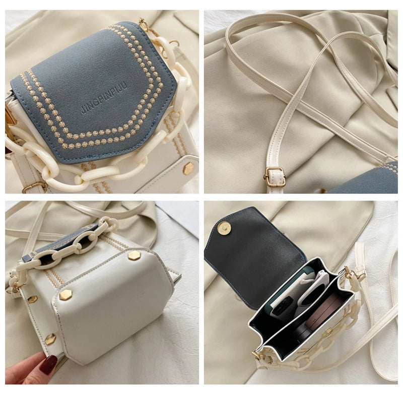 Fashion Messenger Small Square Bag Crossbody Bag