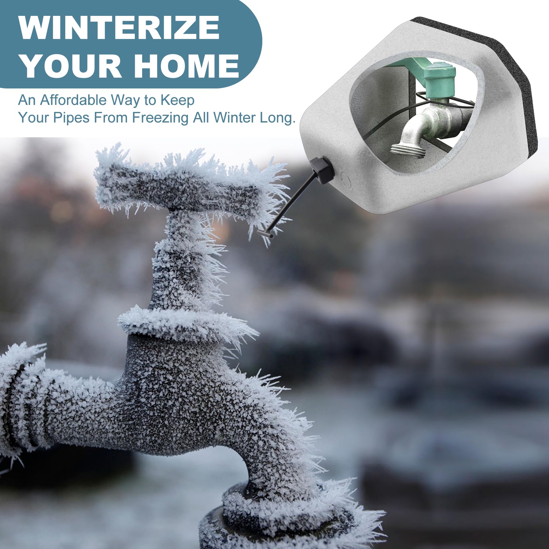 Outdoor Faucet Cover for Winter