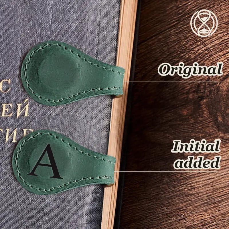 🔥Christmas Special Promotion 49% OFF -🎅 TimelessMark–Personalized Magnetic Leather Bookmark💥Buy 2 Get Free Shipping💥