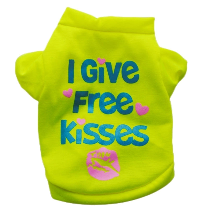 Sales Puppy Clothes Spring And Summer Short Sleeved T-shirt