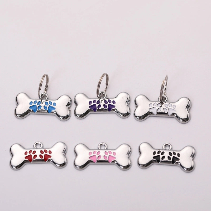 Basic Minimalist Metal Footprint Pet Accessories