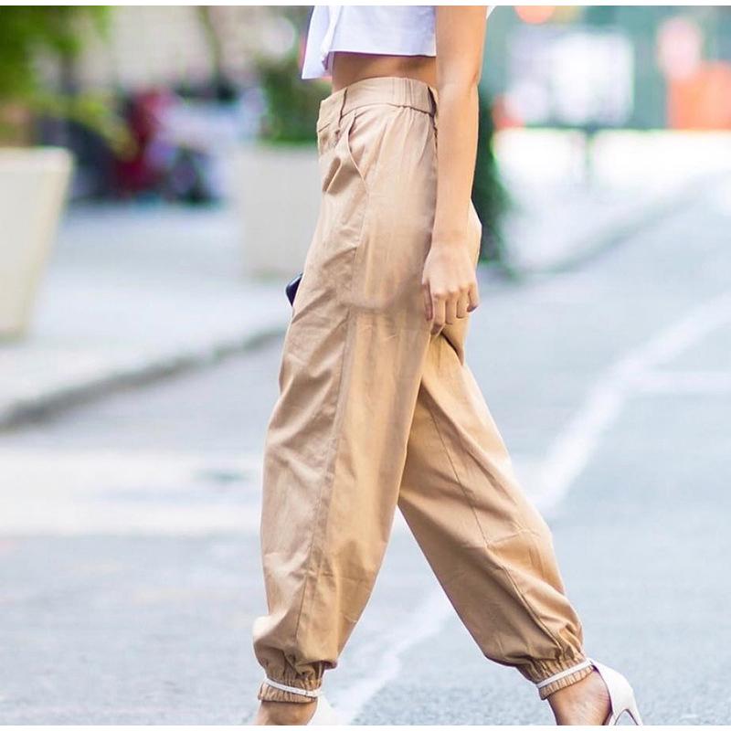 High Waisted Cargo Trousers