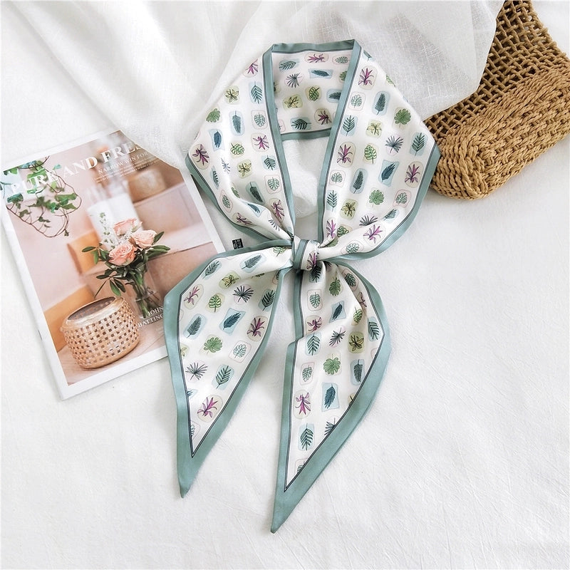 Fashion Printing Long Silk Scarf