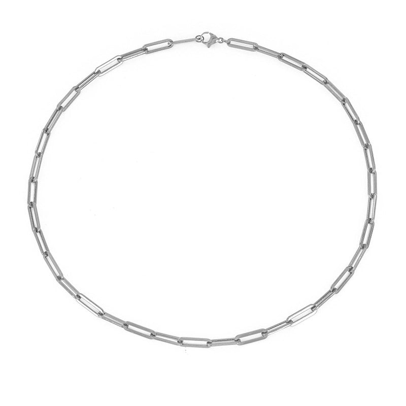 Fashion U Shape Stainless Steel Plating Stainless Steel Necklaces