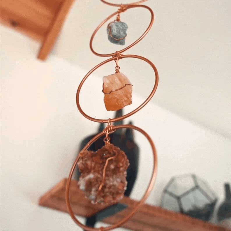 🔥Promotion 49%OFF🔥 Raw Crystal 7 Chakra Gemstone Wall Decor