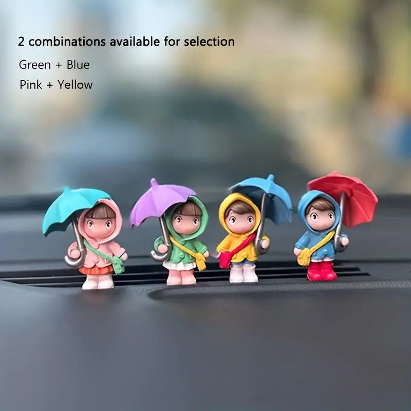 Trendy Umbrella Couple Car Ornament