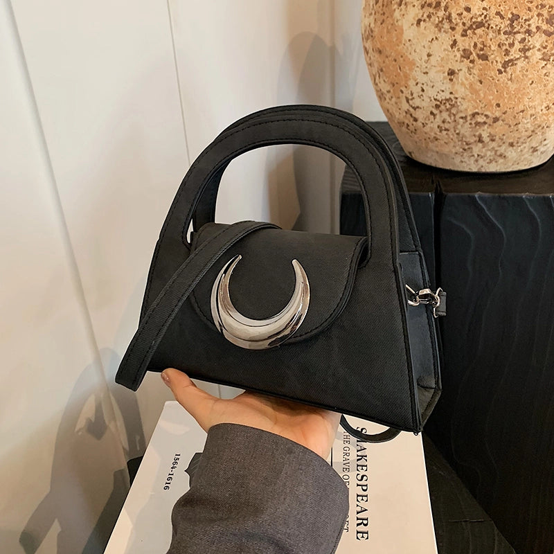 Women's Medium Pu Leather Solid Color Streetwear Flip Cover Crossbody Bag