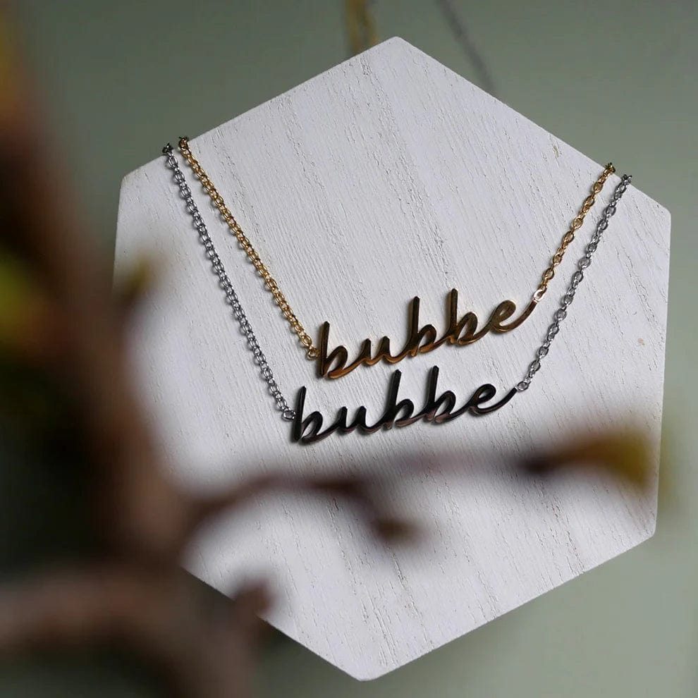 The Mamaleh Bubbe Necklace - Silver