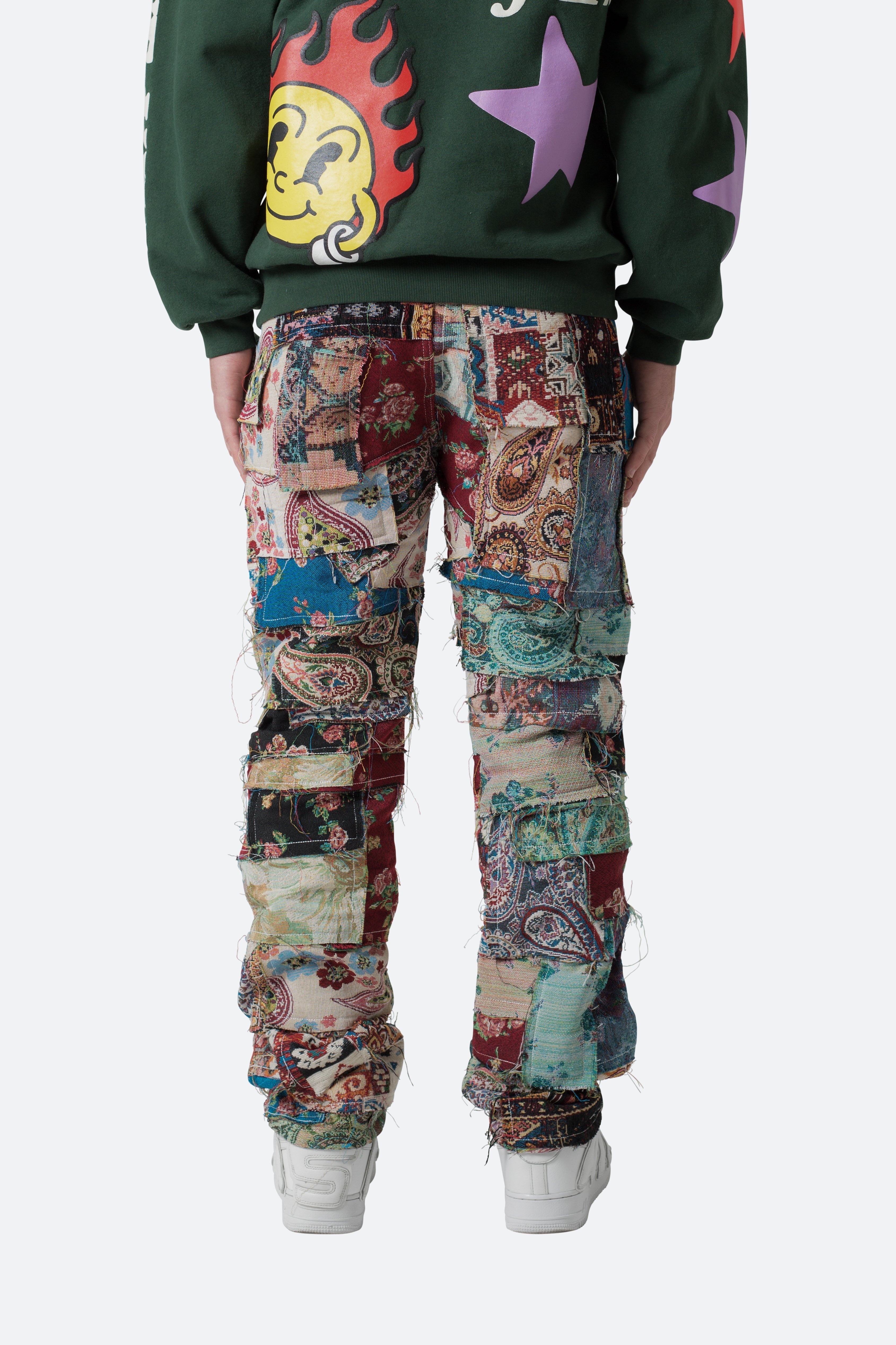 Paneled Blanket Pants - Multi