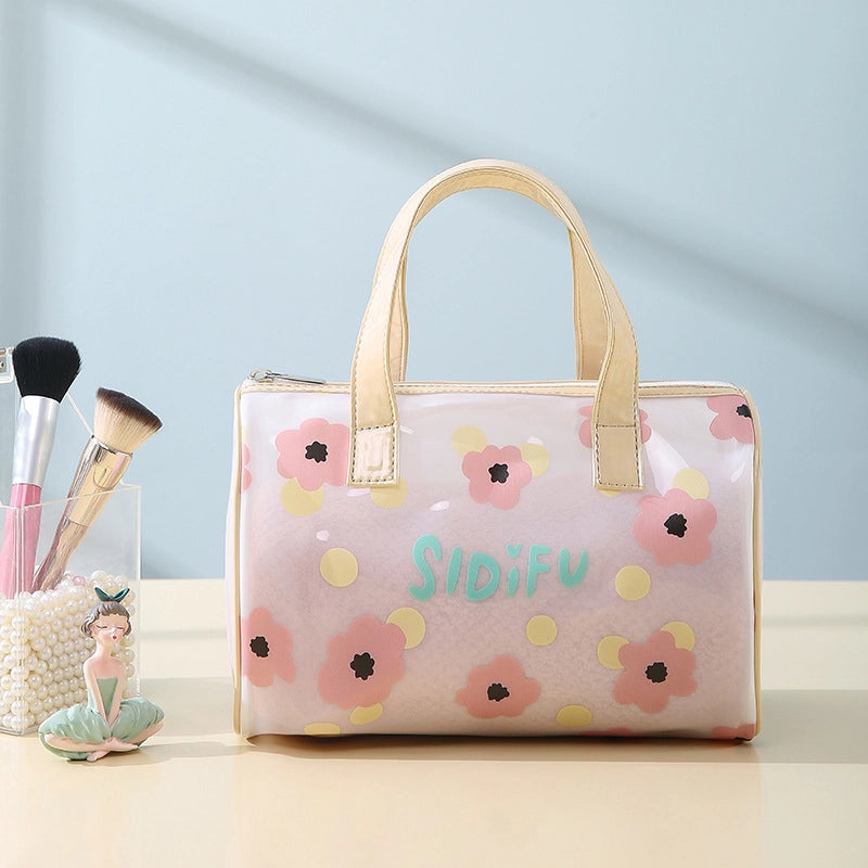 Letter Flower Butterfly PVC Storage Bag