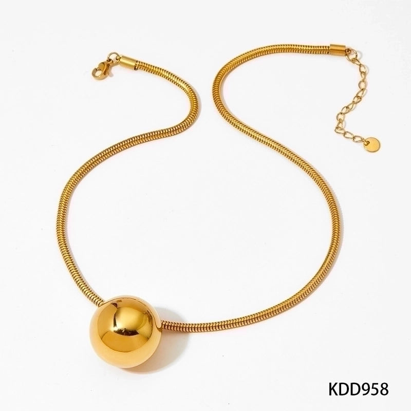 304 Stainless Steel 16K Gold Plated White Gold Plated Gold Plated Casual Minimalist Plating Heart Shape Pendant Necklace